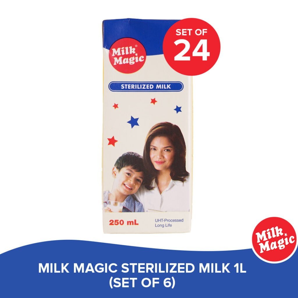 Milk Magic Sterilized Milk 250ml Set Of 24 Nutritious Healthy Flavored Drink Grocery Savers 4763