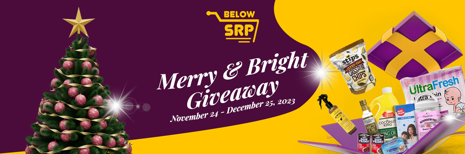 Below SRP Merry & Bright Giveaway